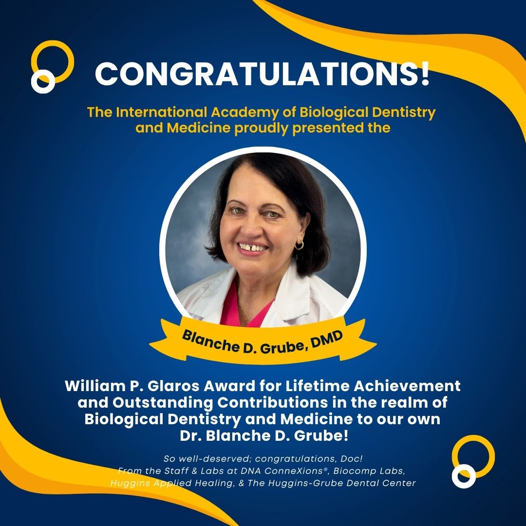 DR. BLANCHE D. GRUBE WINS WILLIAM P. GLAROS AWARD Laboratories